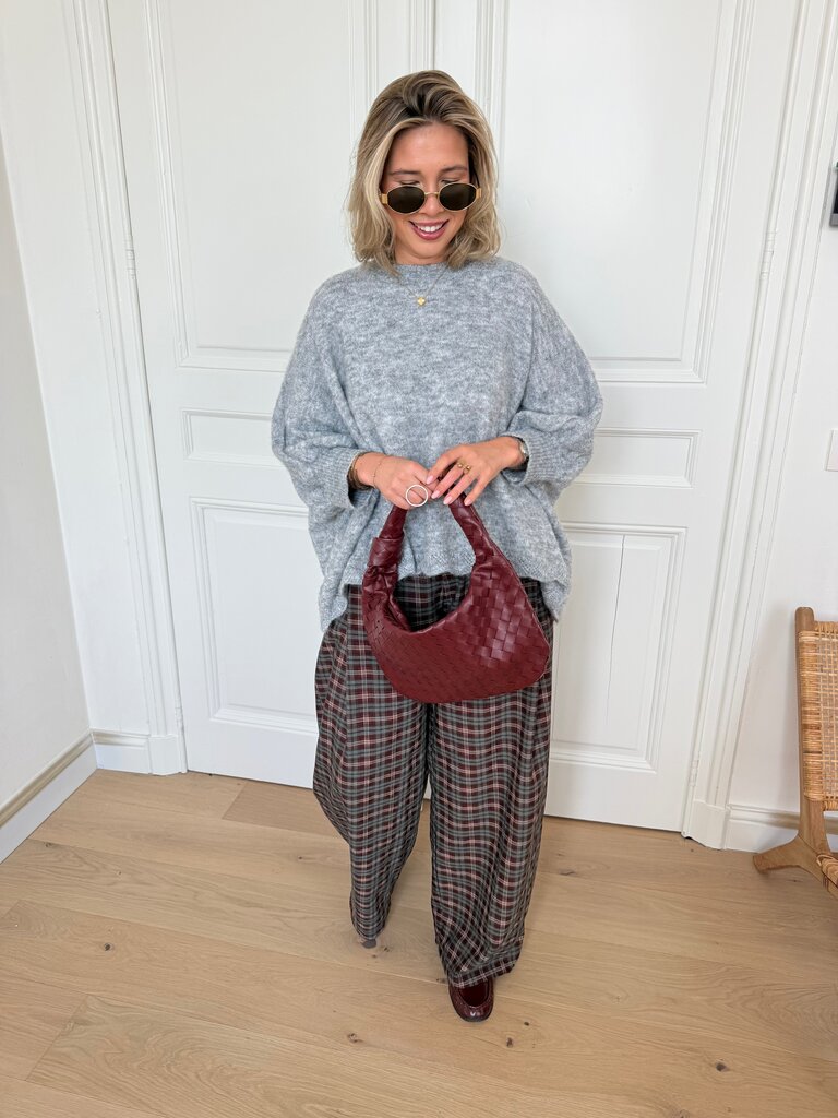 Sissy pantalon green/bordeaux