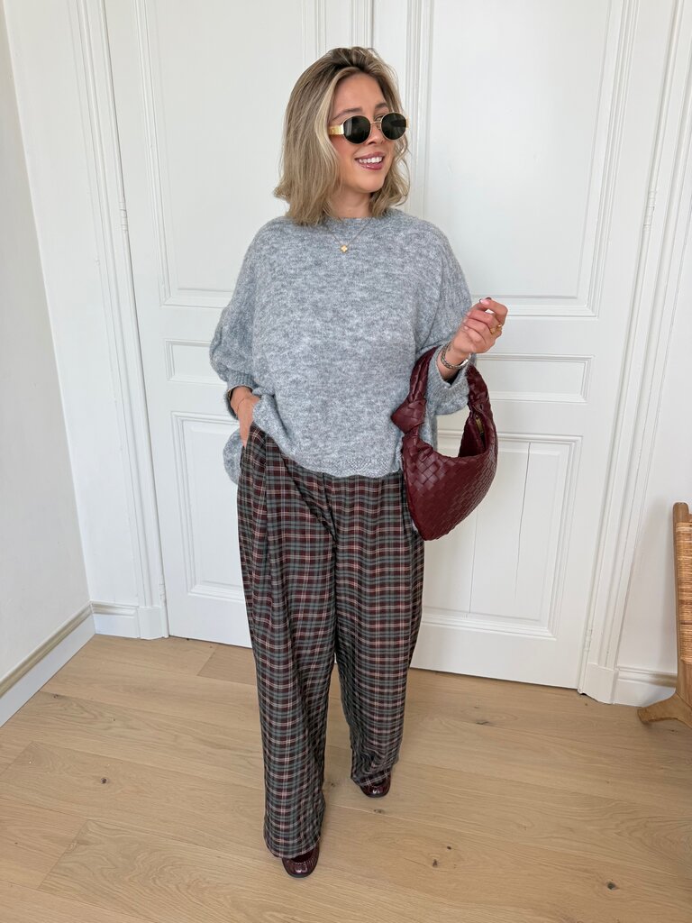 Sissy pantalon green/bordeaux