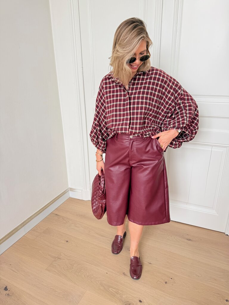 Cato blouse bordeaux
