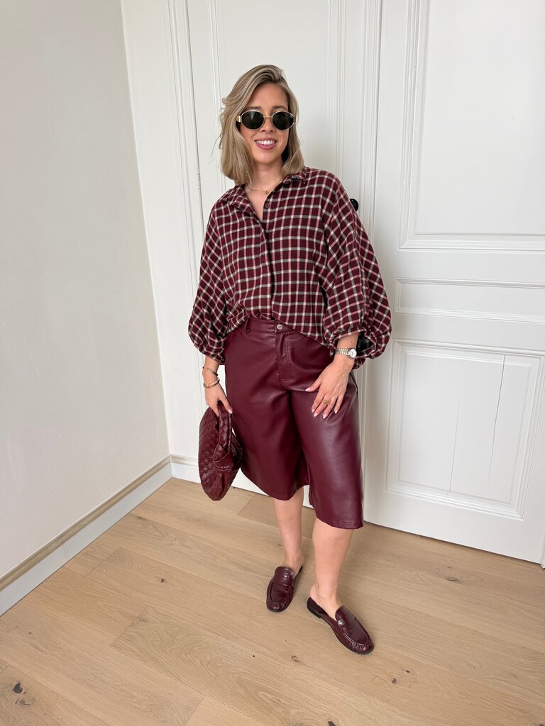 Cato blouse bordeaux