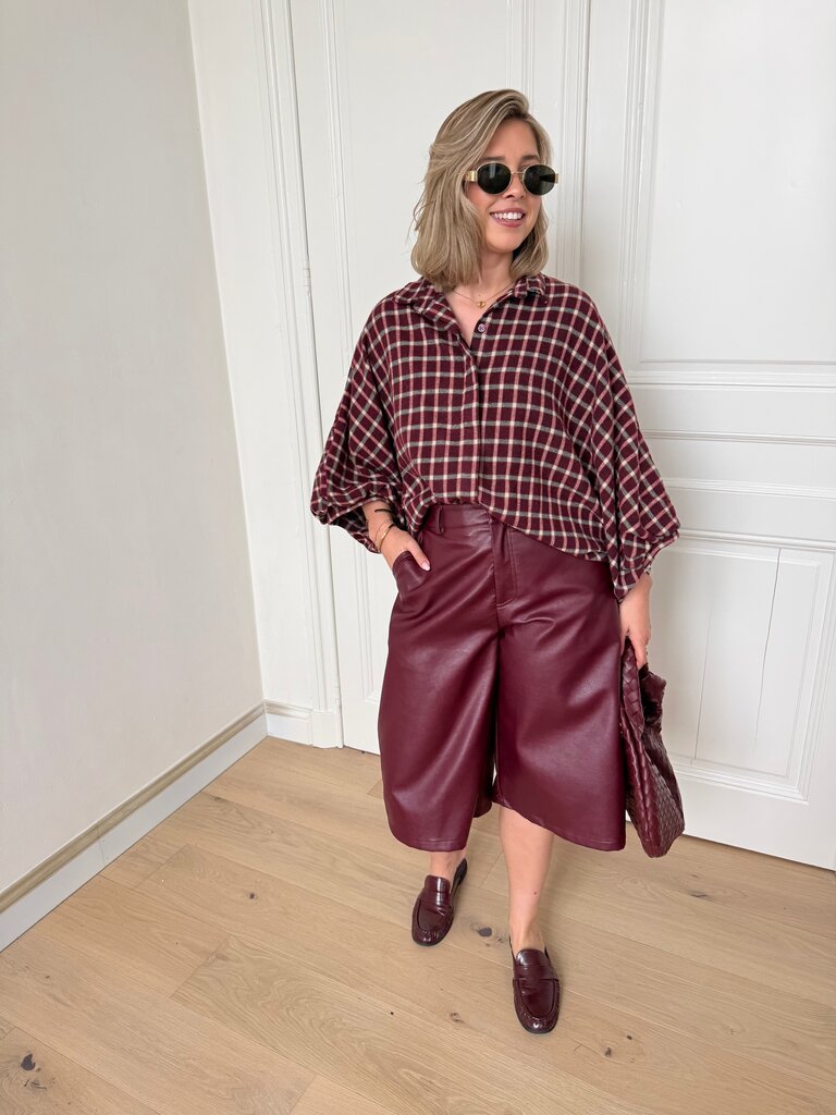 Cato blouse bordeaux