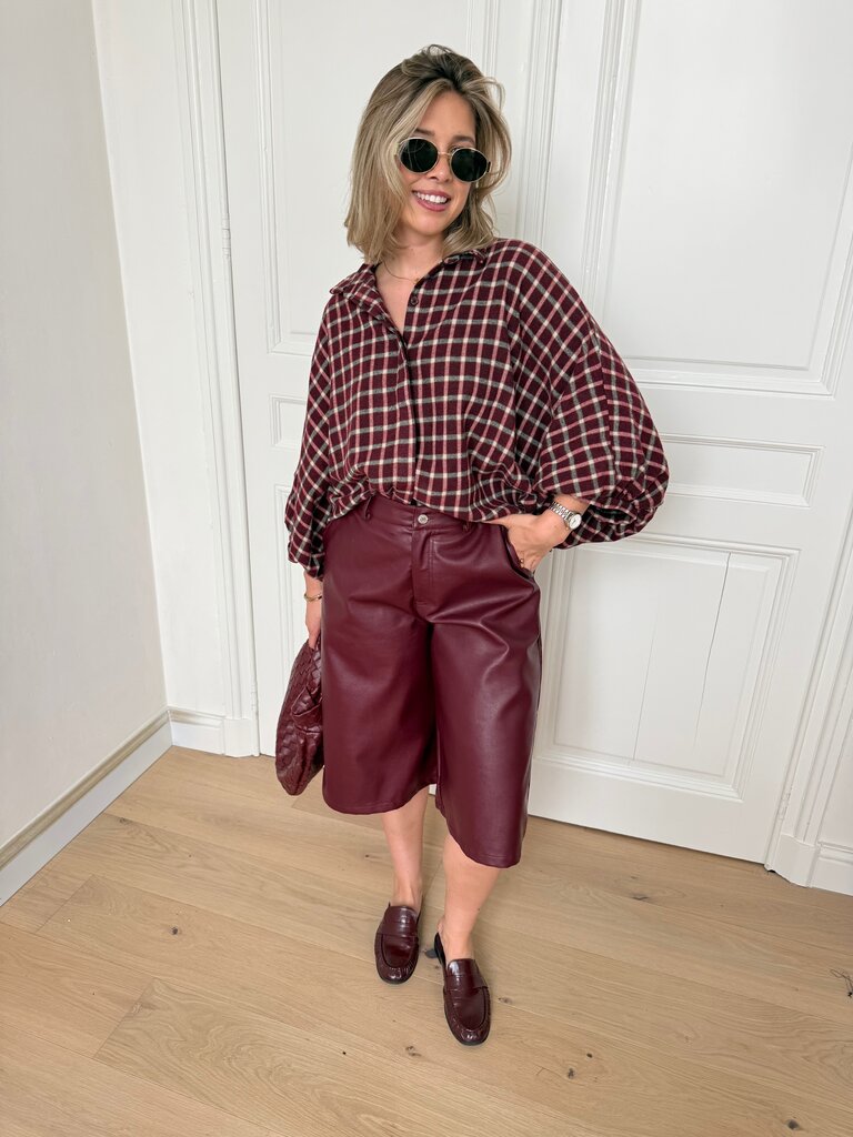 Cato blouse bordeaux