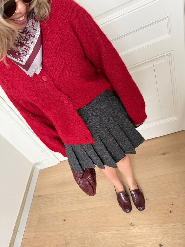 Kiki knit red