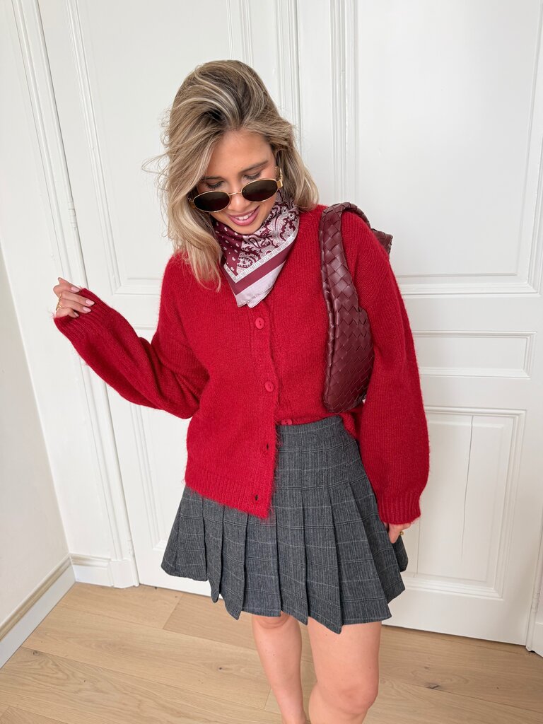 Kiki knit red