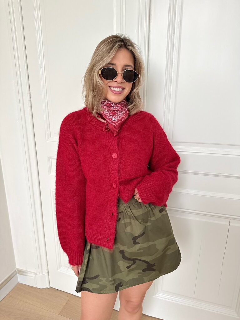 Kiki knit red