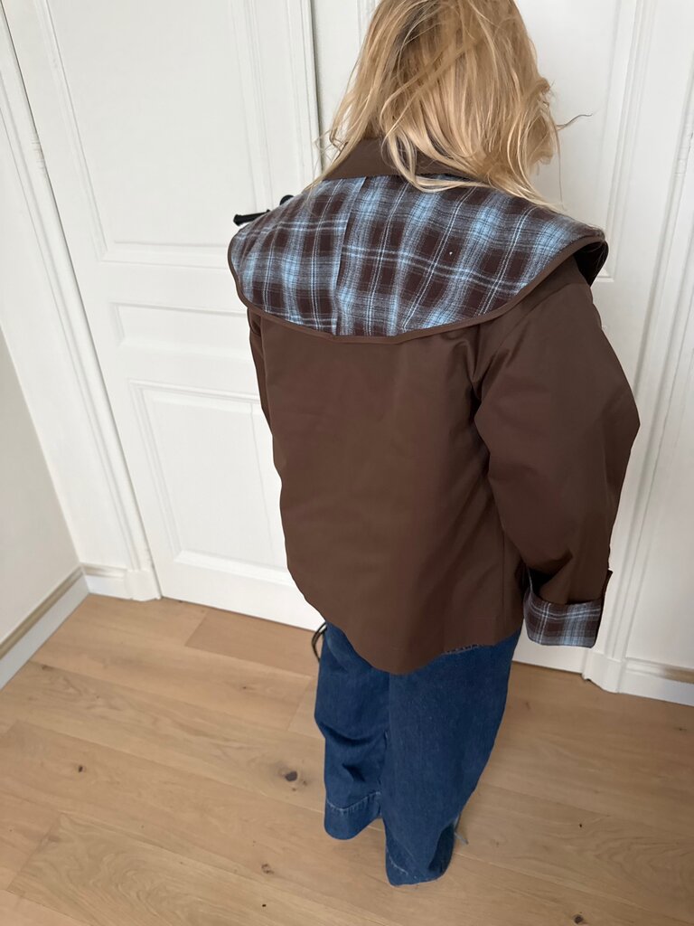 Célien jacket brown/blue