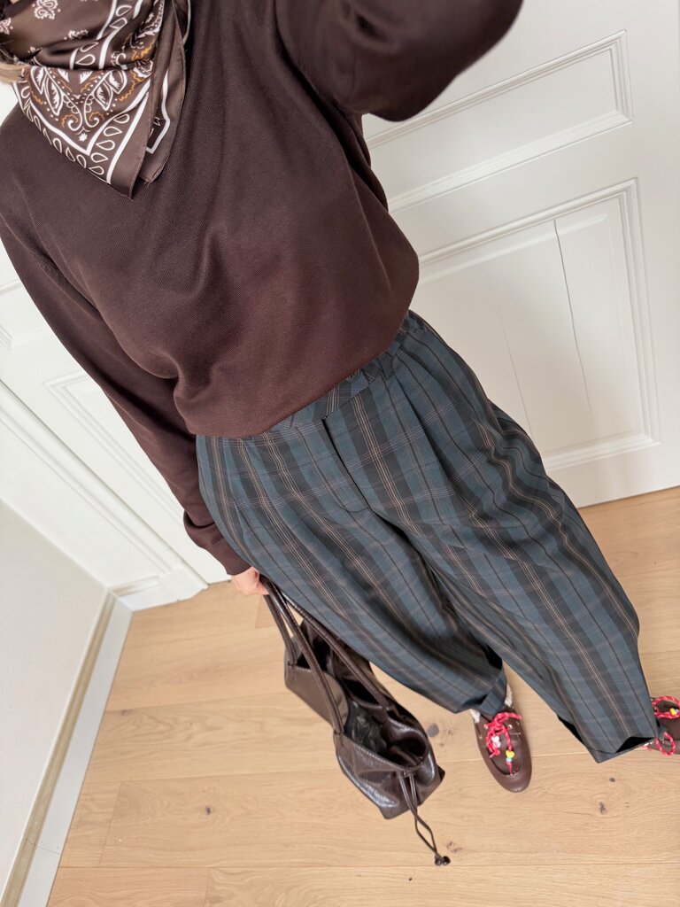 Nico miley barrel pantalon green
