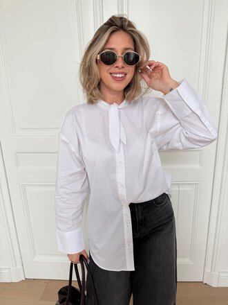 Vita bow blouse white
