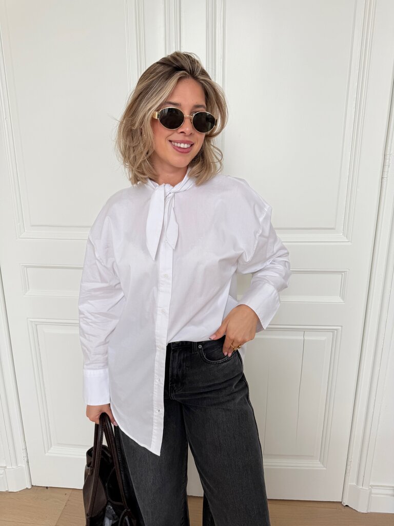 Vita bow blouse white
