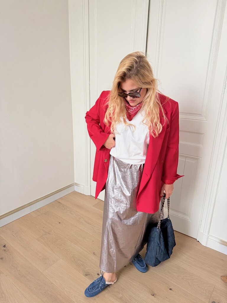 Bling skirt silver