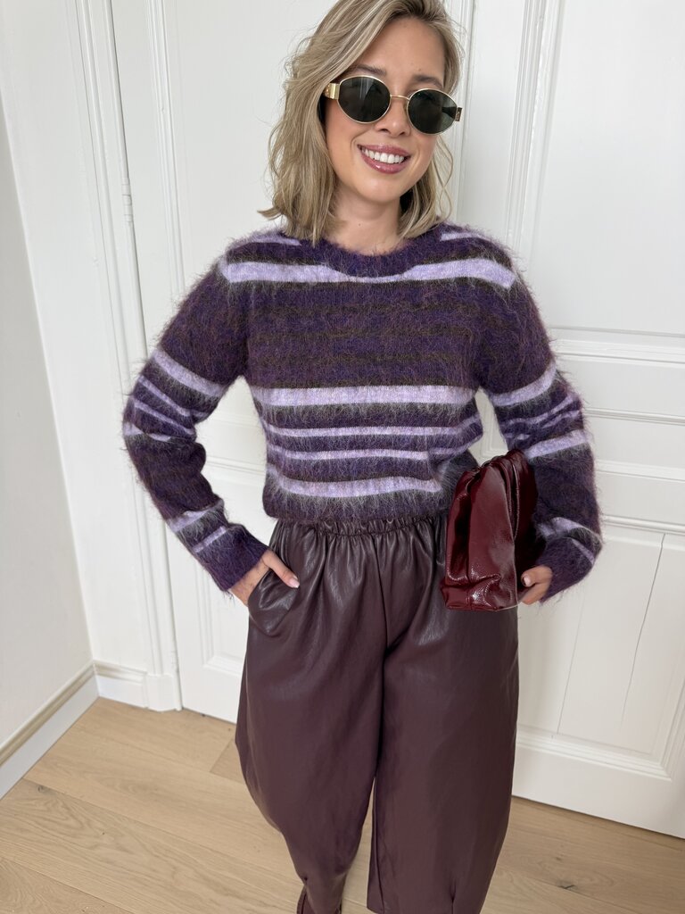 Lippi knit purple