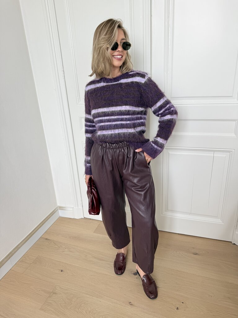 Lippi knit purple