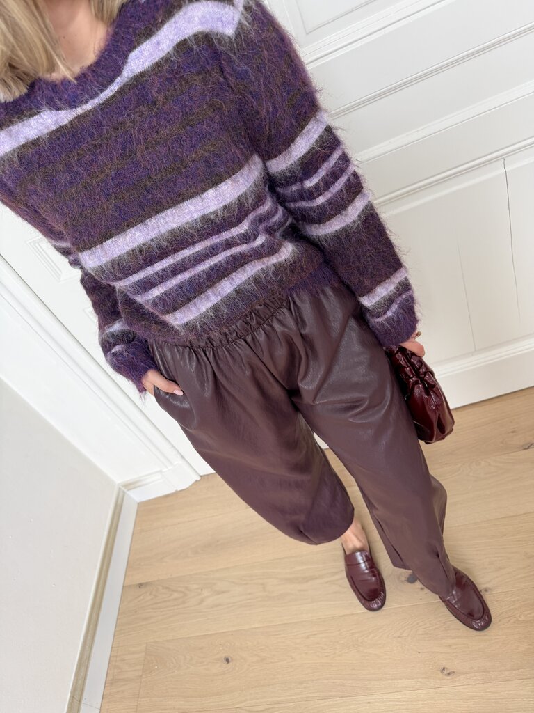 Lippi knit purple