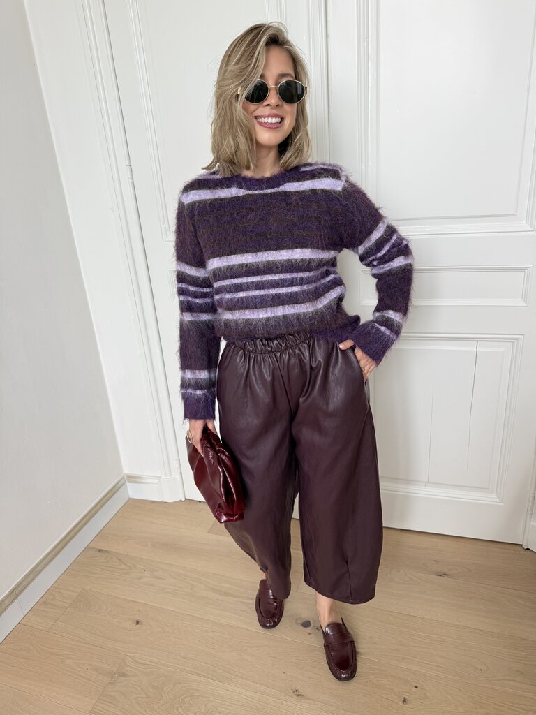 Lippi knit purple