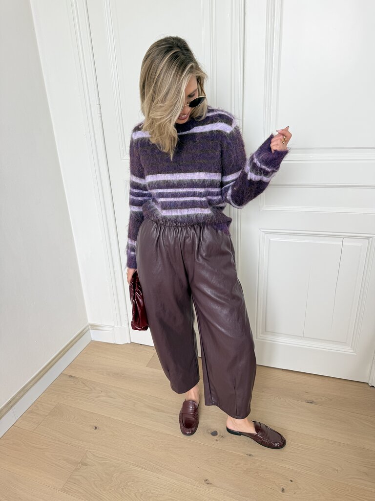 Lippi knit purple
