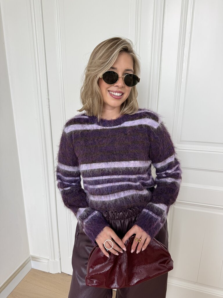 Lippi knit purple