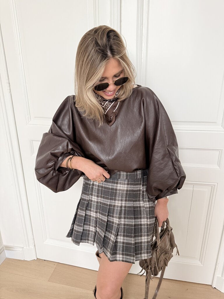 Filou blouse brown