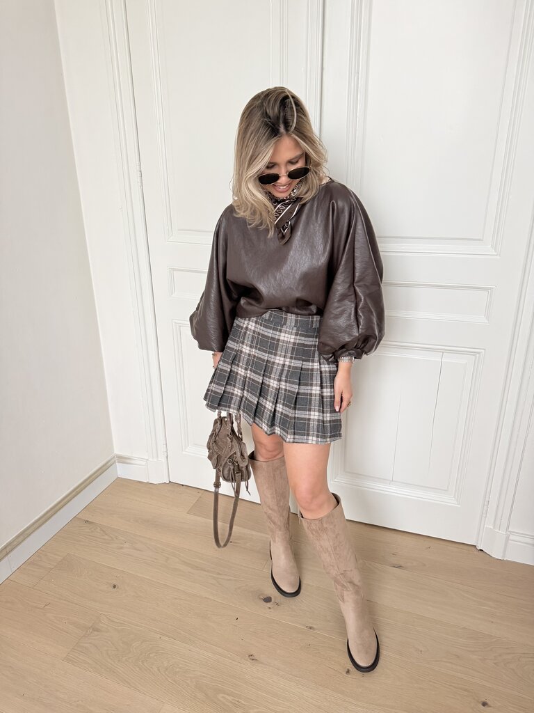Filou blouse brown