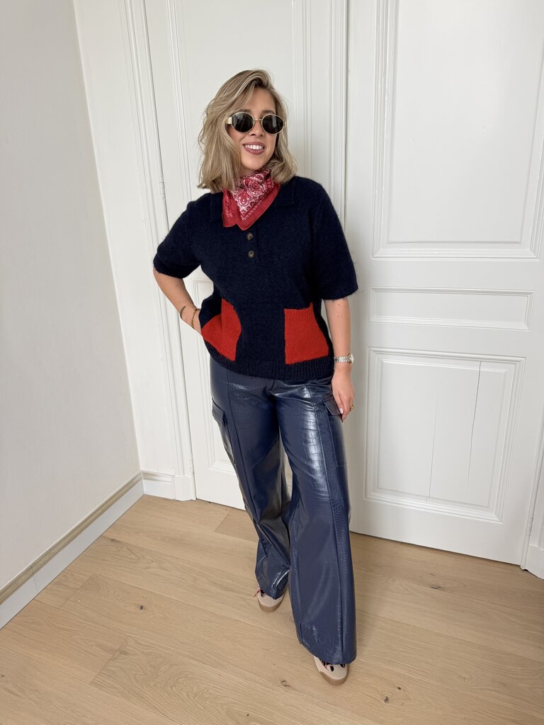 Pippa pants navy blue