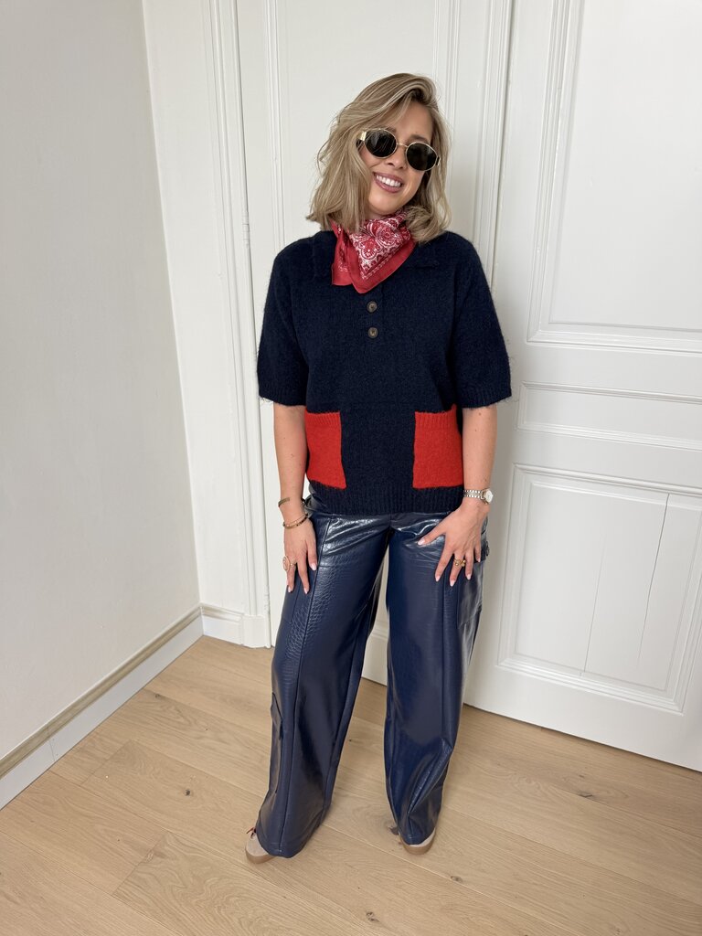 Pippa pants navy blue