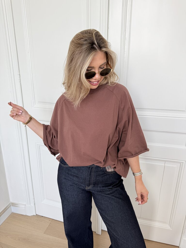 Juliette t-shirt brown TU