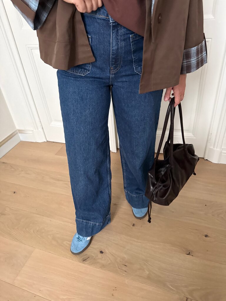 Vega wide jeans blue