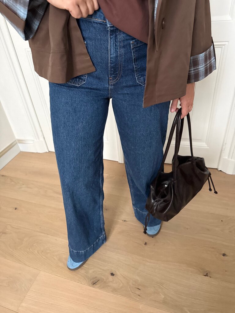Vega wide jeans blue
