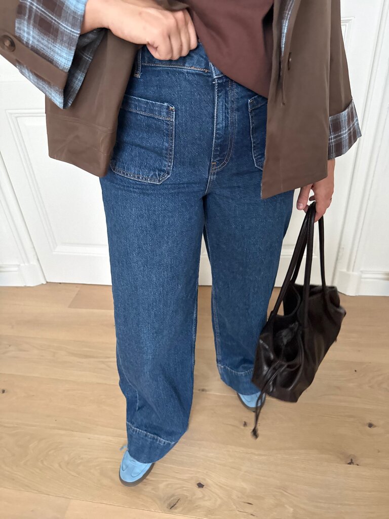Vega wide jeans blue
