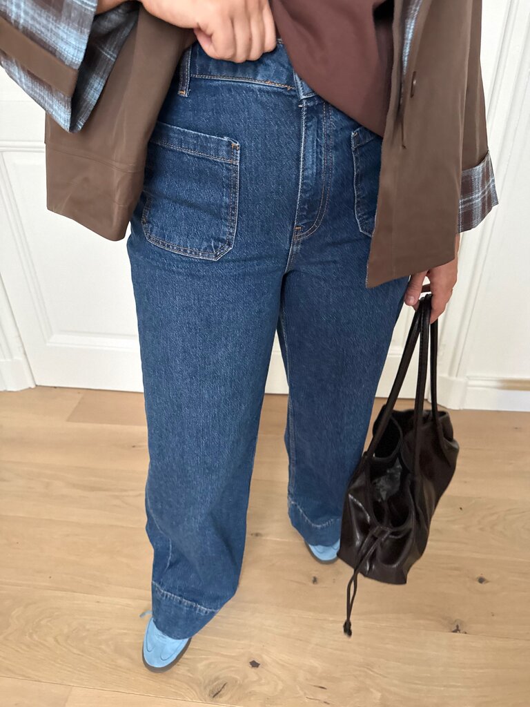 Vega wide jeans blue
