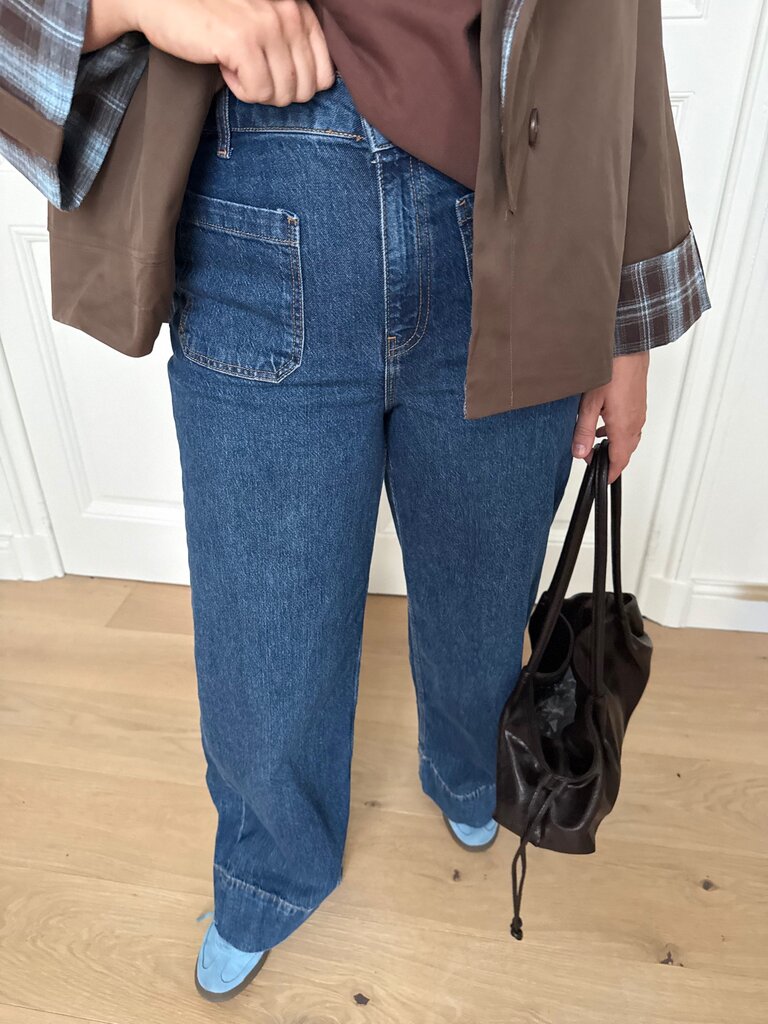 Vega wide jeans blue