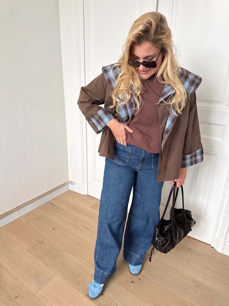 Vega wide jeans blue