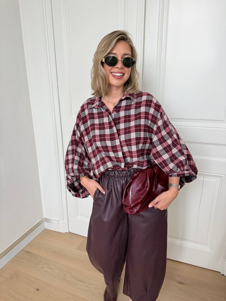 Orfea shirt burgundy