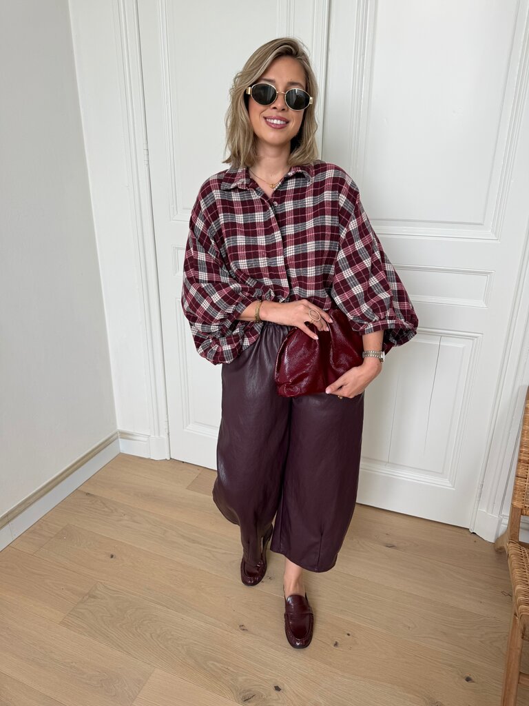 Orfea shirt burgundy
