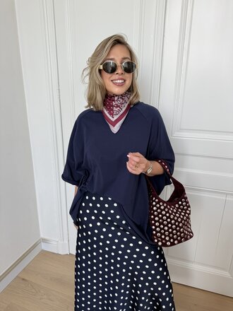 Juliette t-shirt navy blue TU