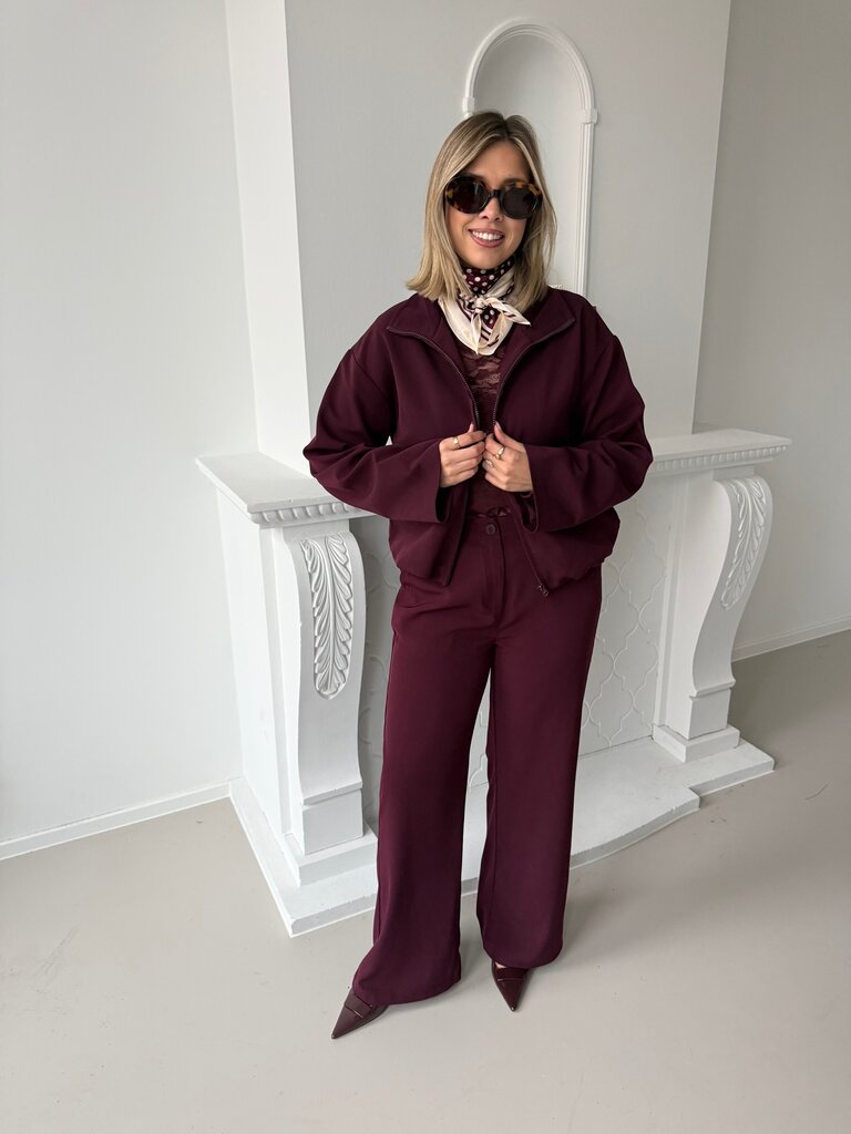 Davis jacket plum