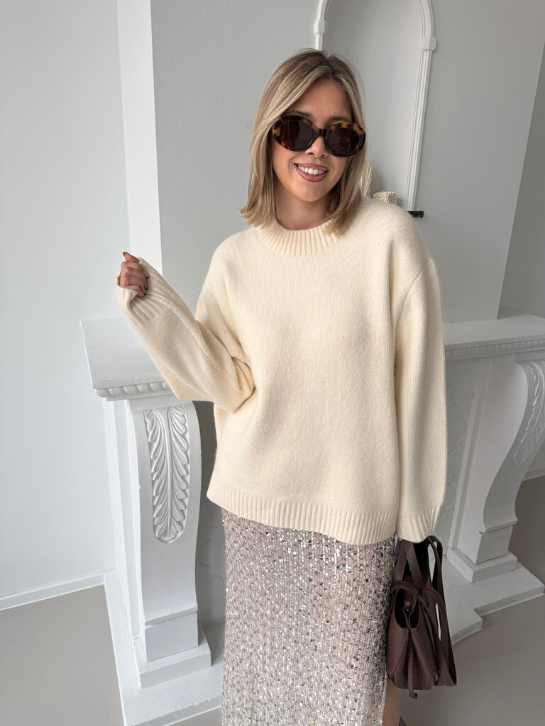 Kimie knit ecru