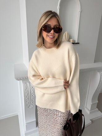 Kimie knit ecru