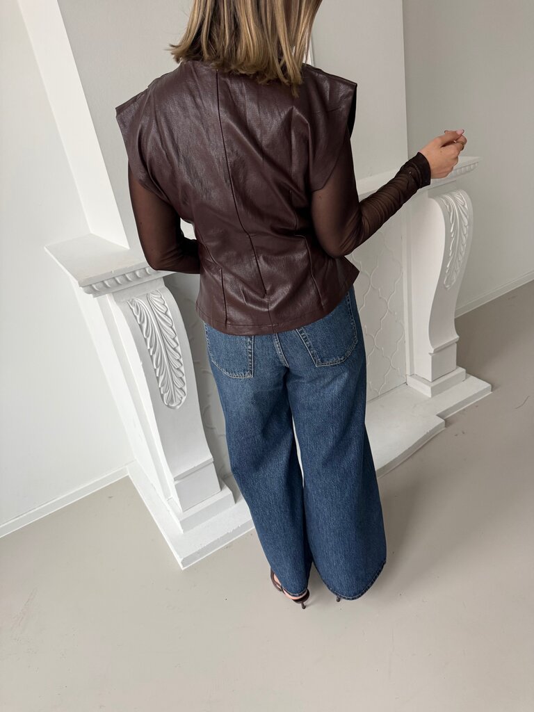 Floor top brown