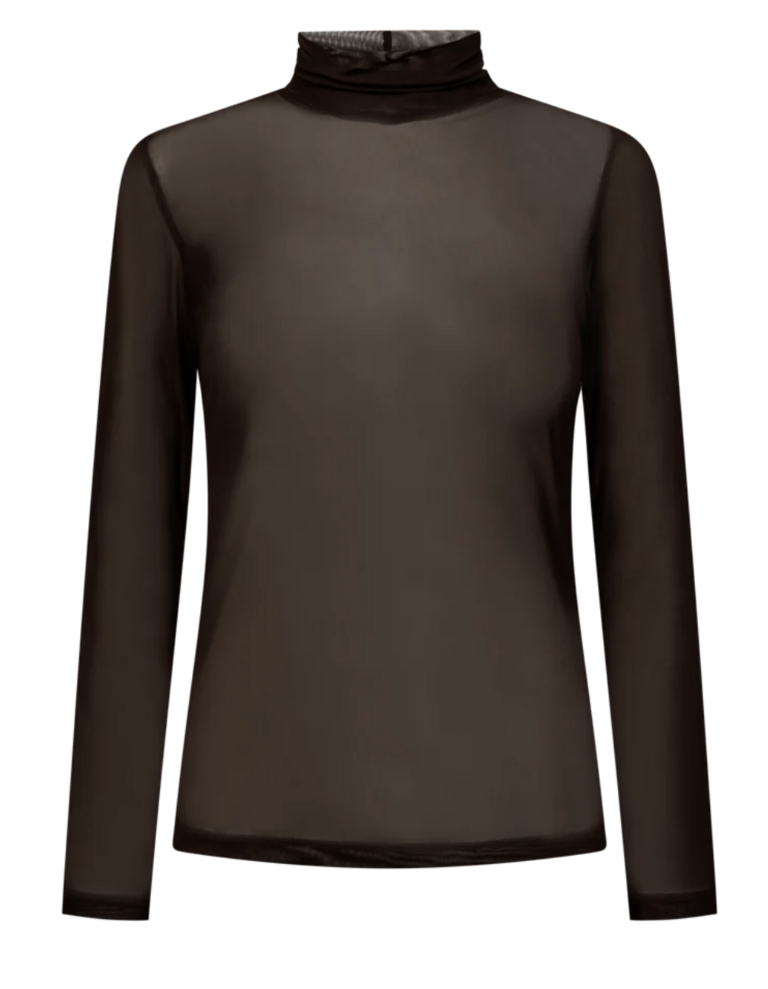 Meshka mesh top brown