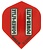 Bull's Powerflite Transparent Red - Dart Flights