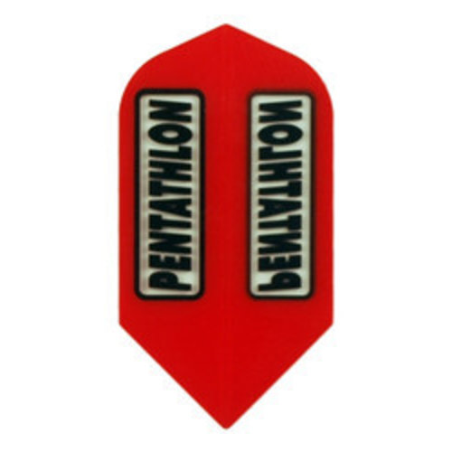 Pentathlon Pentathlon Transparent Slim Red - Dart Flights