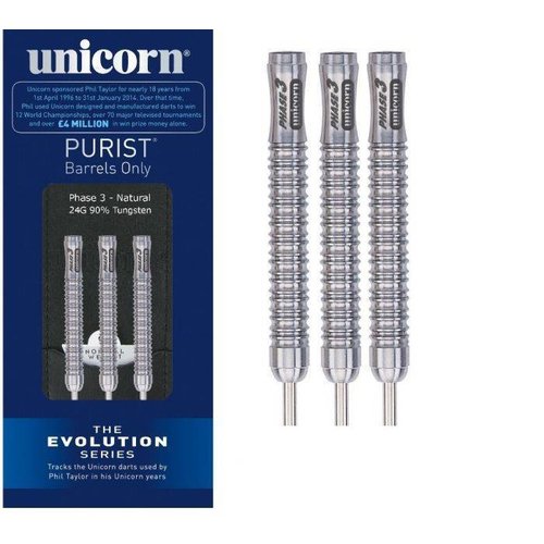 Unicorn Unicorn Purist Evolution Phase 3 Curve Natural 90% - Steeldarts