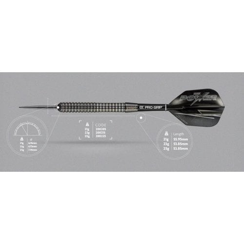 Target Phil Taylor Power 8ZERO Black Titanium S1 Softdarts