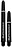 Harrows Supergrip Black and Silver - Dart Shafts