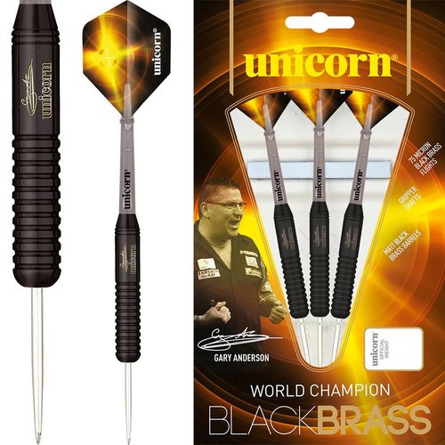 Unicorn Unicorn Gary Anderson World Champion Black Brass P2 - Steeldarts