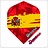 Poly Country Spain - Dart Flights