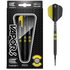 Target Vapor-8 Black-Yellow 80% Softdarts