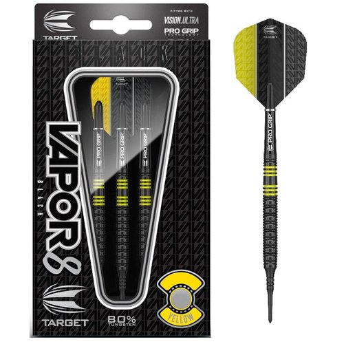 Target Target Vapor-8 Black-Yellow 80% Softdarts