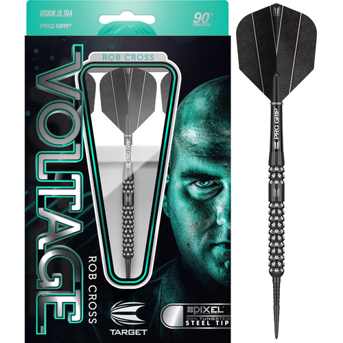 Target Target Rob Cross Pixel Black 90% - Steeldarts