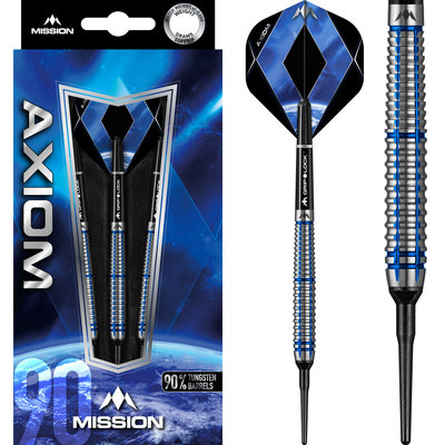 Mission Mission Axiom Blue M1 90% Softdarts Mission Axiom Blue M1 90% Softdarts